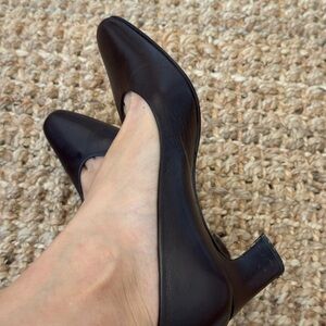 Etienne aigner dark brown shoes